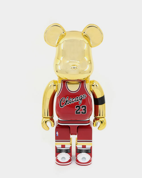 Medicom Toy Be@Rbrick Jordan '85 Rookie Chrome Version 1000% Gold