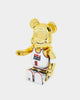 Medicom Toy Be@Rbrick Jordan '92 Team USA Chrome Version 100% & 400% Collectible Set Gold