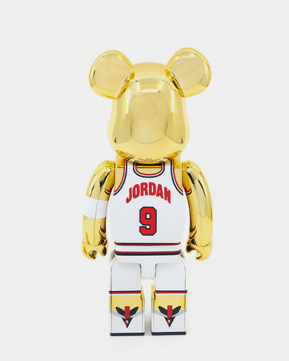 Medicom Toy Be@Rbrick Jordan '92 Team USA Chrome Version 1000% Gold