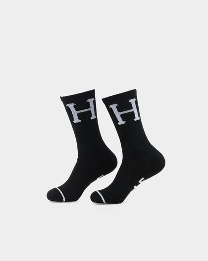 HUF Classic H Crew Socks Black