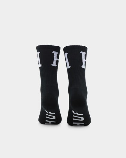 HUF Classic H Crew Socks Black