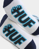 HUF Enforcer Socks White