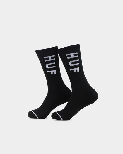 HUF Essential OG Logo Socks Black