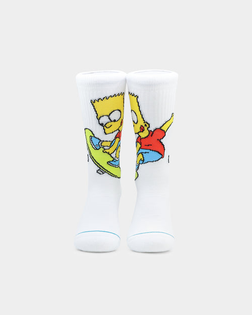 Stance Stance X The Simpsons Bart Crew Socks White