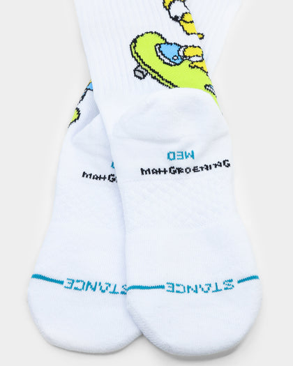 Stance Stance X The Simpsons Bart Crew Socks White
