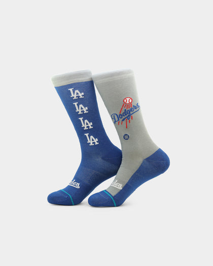 Stance Los Angeles Dodgers Split Crew Socks Royal Blue