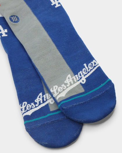 Stance Los Angeles Dodgers Split Crew Socks Royal Blue