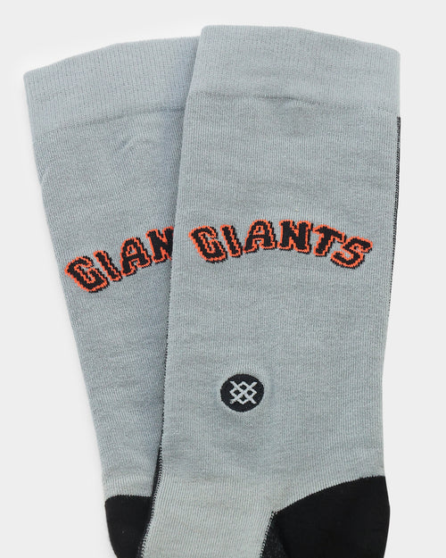 Stance San Francisco Giants Split Crew Socks Black