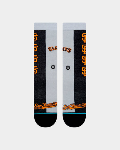 Stance San Francisco Giants Split Crew Socks Black