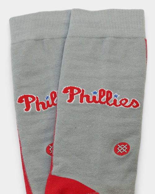 Stance Philadelphia Phillies Split Crew Socks Red