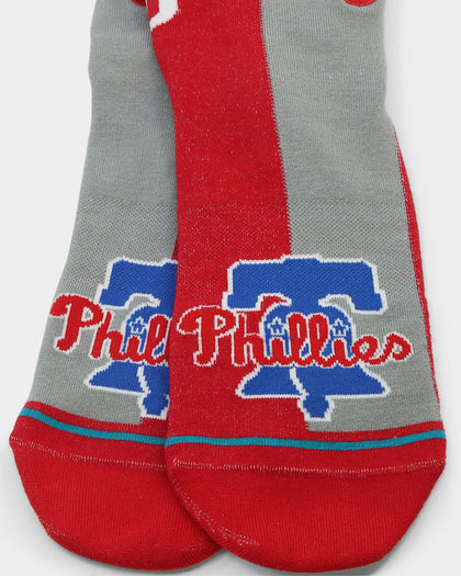 Stance Philadelphia Phillies Split Crew Socks Red