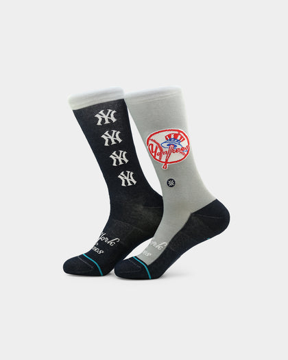 Stance New York Yankees Split Crew Socks Navy