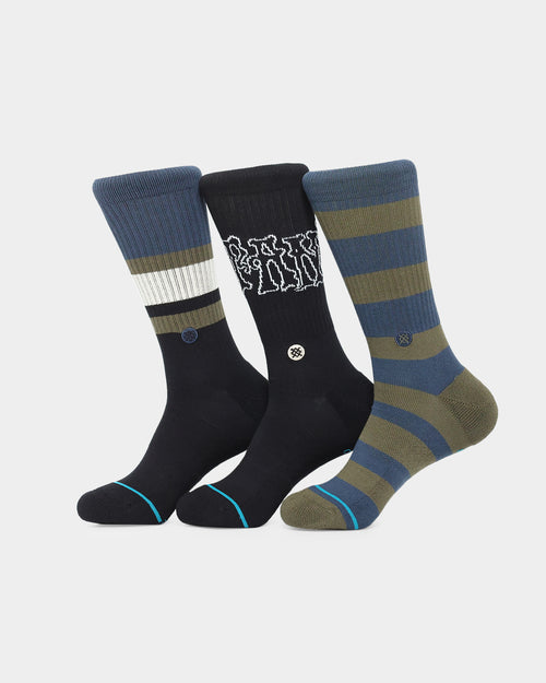 Stance Booster Socks 3 Pack Black