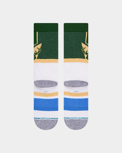Stance X Milwaukee Bucks Shortcut 2 Socks Green