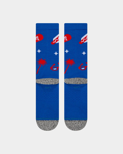 Stance X Los Angeles Dodgers Landmark Socks Blue