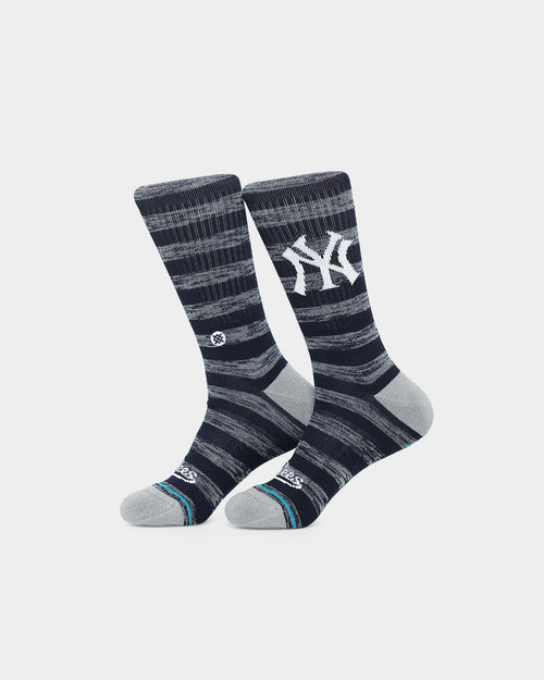 Stance X New York Yankees Twist Crew Socks Navy