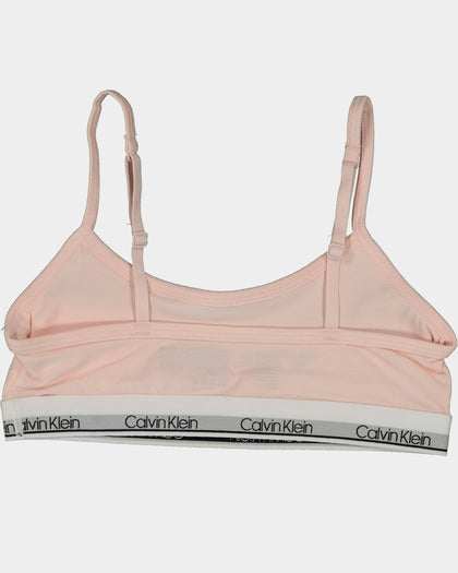 Calvin Klein Kids' Modern Cotton Classic Crop 2 Pack Multi-coloured