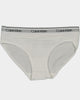 Calvin Klein Kids' Modern Cotton Bikini Brief 3 Pack Black/Heather Grey
