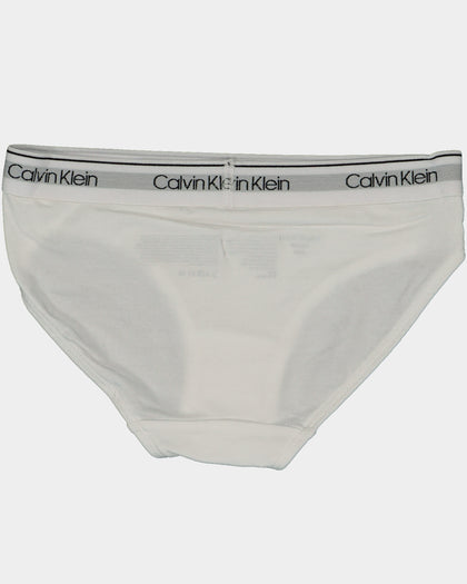 Calvin Klein Kids' Modern Cotton Bikini Brief 3 Pack Black/Heather Grey
