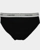 Calvin Klein Kids' Modern Cotton Bikini Brief 3 Pack Black/Heather Grey