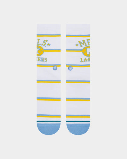 Stance X Los Angeles Lakers Classics Socks White