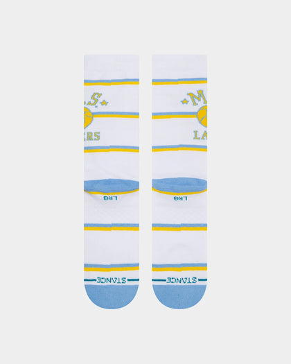 Stance X Los Angeles Lakers Classics Socks White