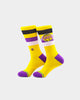 Stance Los Angeles Lakers Stripe Socks 2 Pack Purple