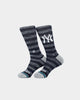 Stance X New York Yankees Twist Crew Socks 2 Pack White