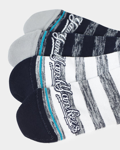 Stance X New York Yankees Twist Crew Socks 2 Pack White