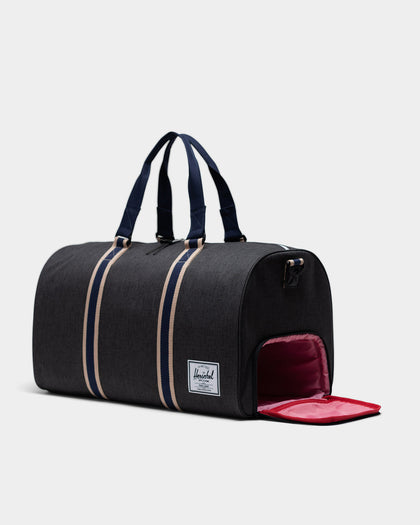 Herschel Bag Co Novel Duffle Black Crosshatch