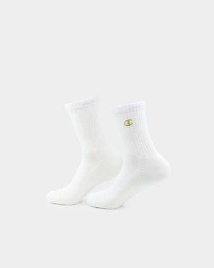Champion LFS C Crew Socks 3 Pack Black/Gold