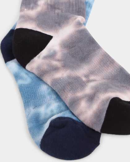 Santa Cruz Kids' Flame Dot Socks 2 Pack Multi