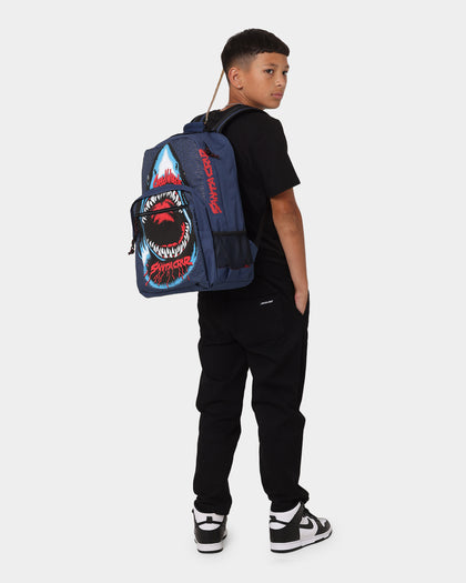 Santa Cruz Kids' Speed Wheels Shark Back Pack Navy