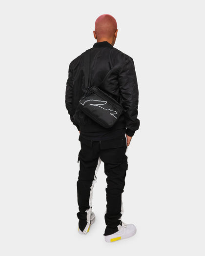 Lacoste Neocroc Outline Reporter Bag Black