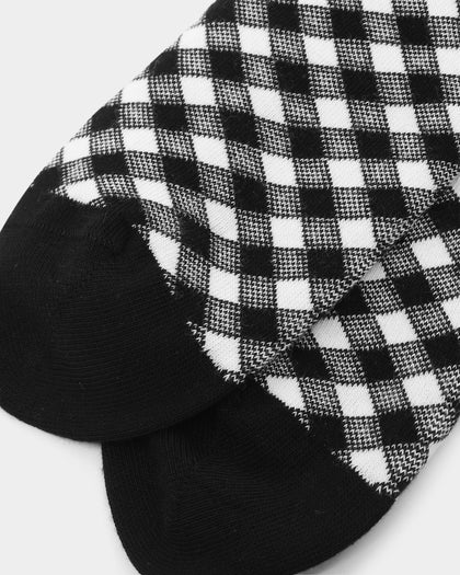 Fred Perry Check Socks Snow White