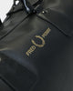 Fred Perry Pique Textured Barrel Bag Black
