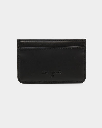 Fred Perry Pique Textured Card Holder Black