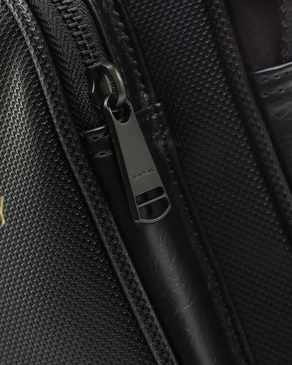 Fred Perry Pique Textured Side Bag Black