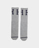 HUF Classic H Crew Socks Grey Heather