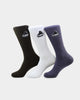 XLarge Slanted Logo Socks 3 Pack Multi-coloured