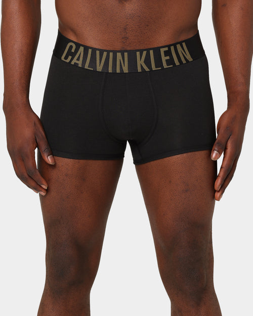 Calvin Klein Stretch Cotton Trunks 3 Pack Black/Blue