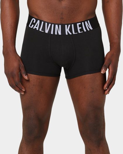 Calvin Klein Stretch Cotton Trunks 3 Pack Black/Blue