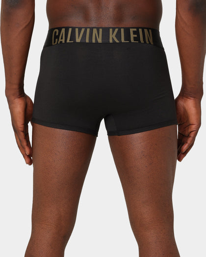 Calvin Klein Stretch Cotton Trunks 3 Pack Black/Blue