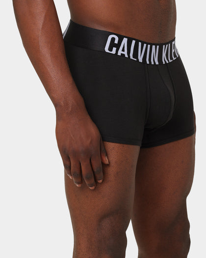 Calvin Klein Stretch Cotton Trunks 3 Pack Black/Blue