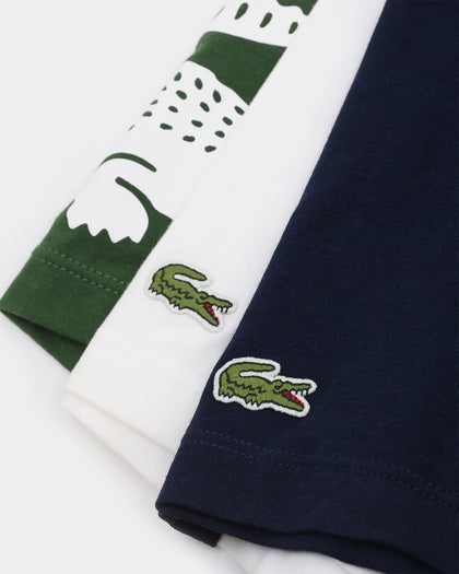 Lacoste Casual Trunks 3 Pack Thyme/Marine/Black