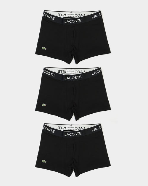 Lacoste Casual Trunks 3 Pack Black