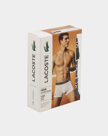 Lacoste Casual Trunks 3 Pack Black