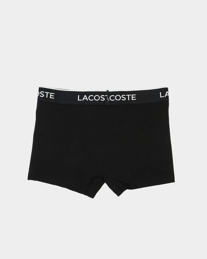 Lacoste Casual Trunks 3 Pack Black