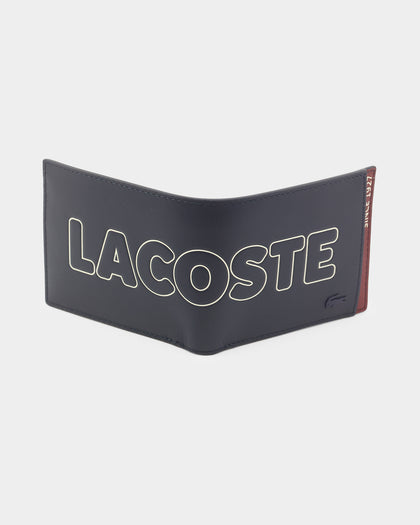 Lacoste Fg S 1927 Billfold Wallet Marine