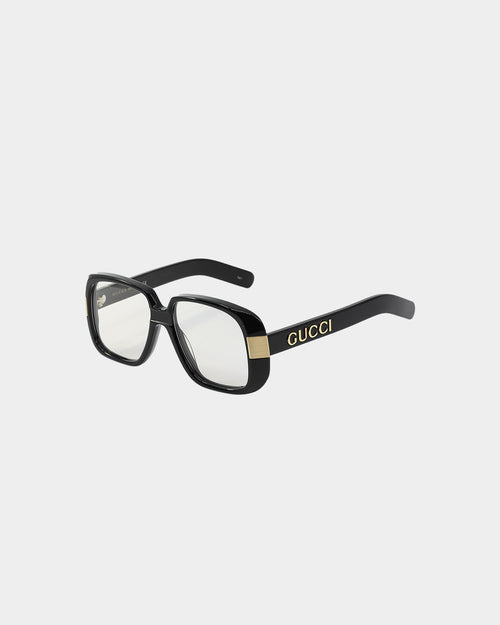 Gucci GG0318S-006 Sunglasses Black/Yellow